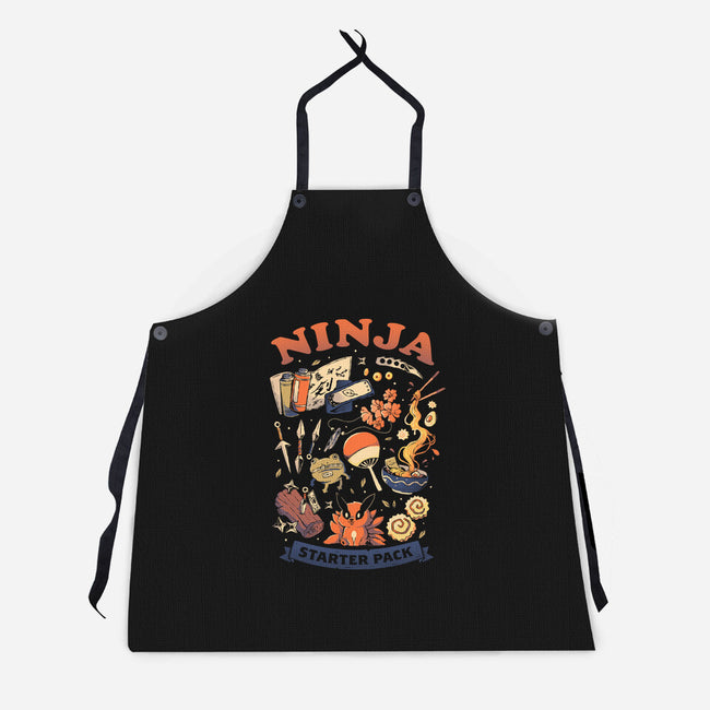 Ninja Starter Pack-Unisex-Kitchen-Apron-Arigatees