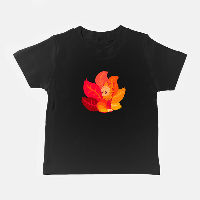 Leafy Kitsune-Baby-Basic-Tee-erion_designs