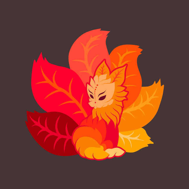 Leafy Kitsune-None-Fleece-Blanket-erion_designs