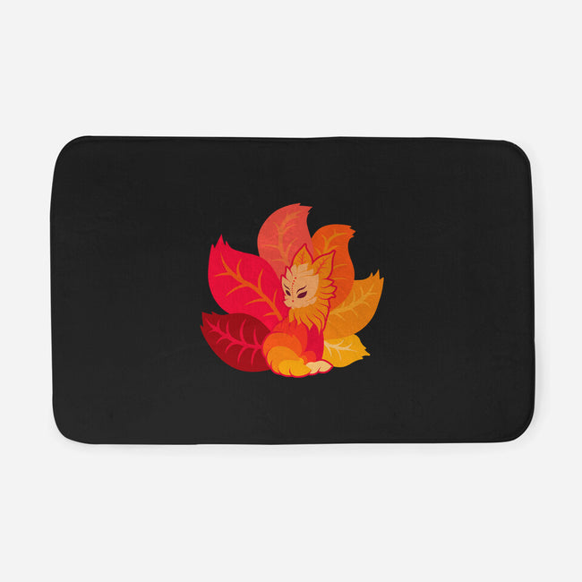 Leafy Kitsune-None-Memory Foam-Bath Mat-erion_designs