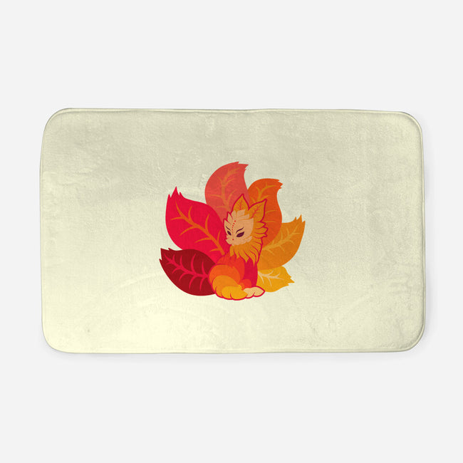 Leafy Kitsune-None-Memory Foam-Bath Mat-erion_designs