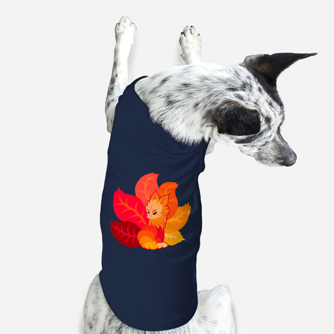 Leafy Kitsune-Dog-Basic-Pet Tank-erion_designs