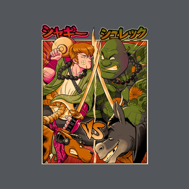 Samurai Sukubi VS Shurekku-None-Glossy-Sticker-Bruno Mota