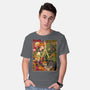 Samurai Sukubi VS Shurekku-Mens-Basic-Tee-Bruno Mota