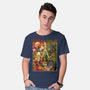 Samurai Sukubi VS Shurekku-Mens-Basic-Tee-Bruno Mota