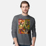 Samurai Sukubi VS Shurekku-Mens-Long Sleeved-Tee-Bruno Mota