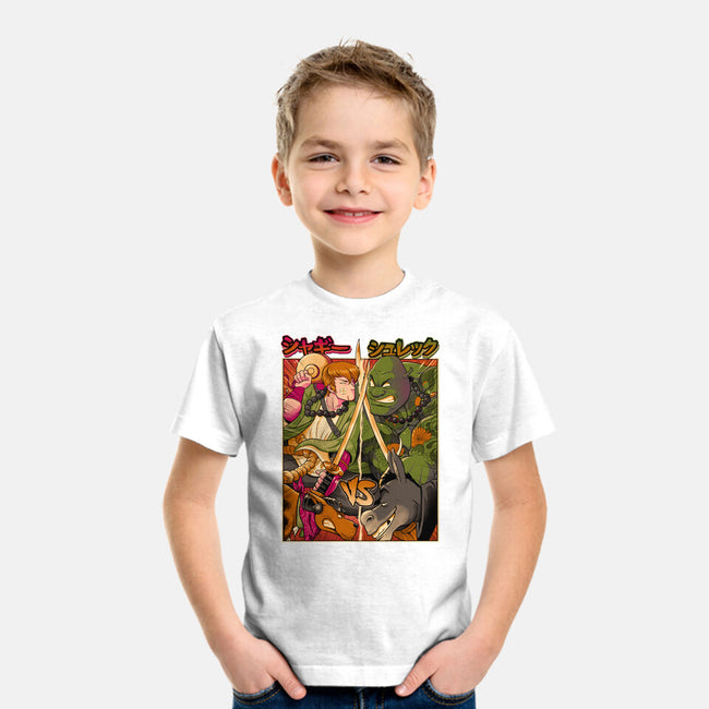 Samurai Sukubi VS Shurekku-Youth-Basic-Tee-Bruno Mota