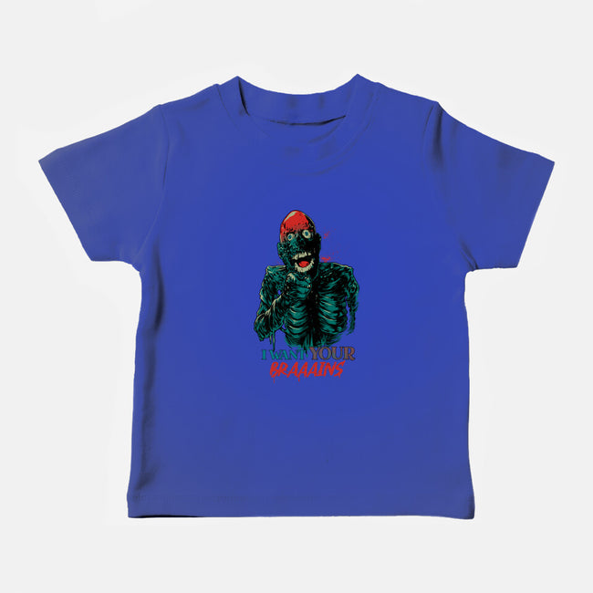 I Want Your Brains-Baby-Basic-Tee-Hafaell