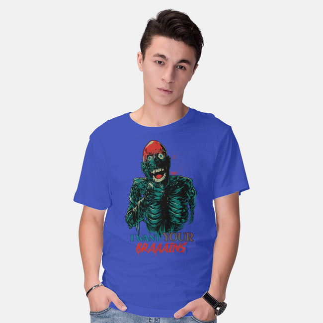 I Want Your Brains-Mens-Basic-Tee-Hafaell