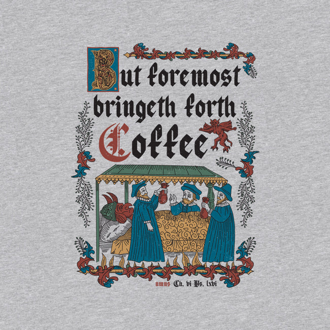 But First Coffee Medieval Style-Unisex-Basic-Tank-Nemons