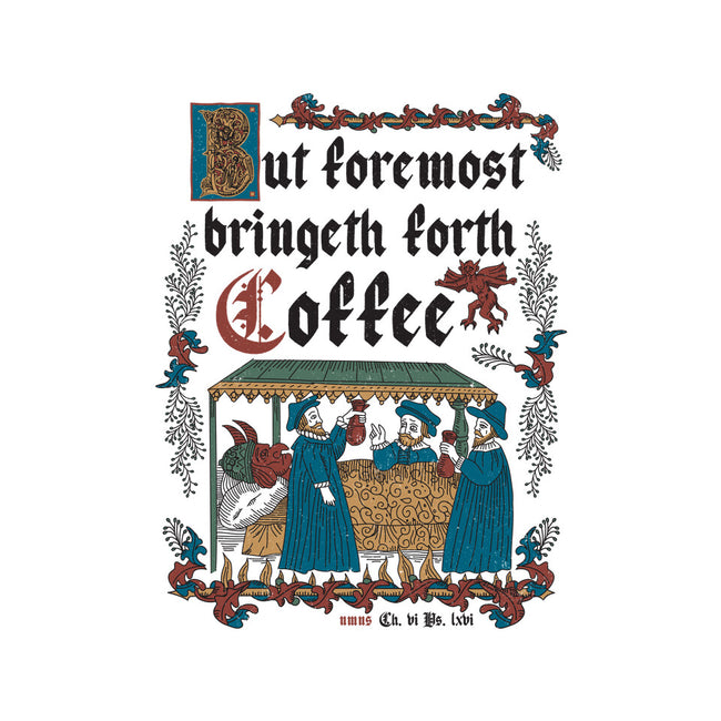 But First Coffee Medieval Style-None-Basic Tote-Bag-Nemons