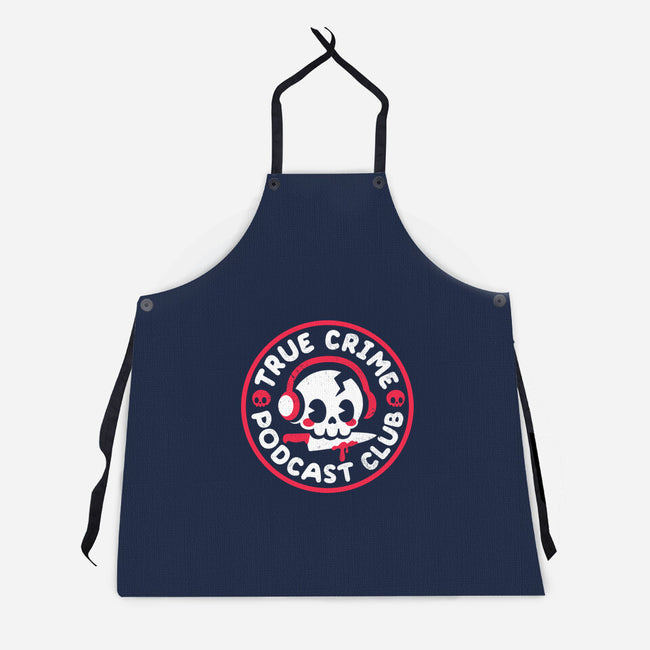 True Crime Podcast Club-Unisex-Kitchen-Apron-NemiMakeit