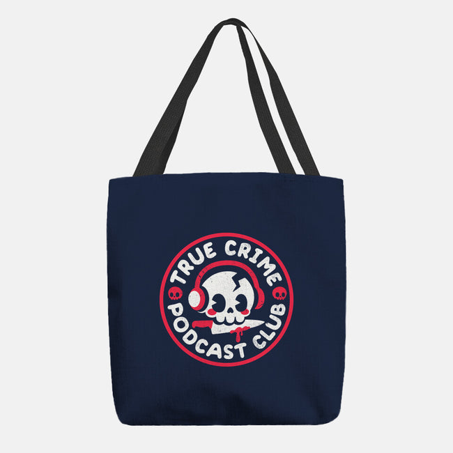 True Crime Podcast Club-None-Basic Tote-Bag-NemiMakeit