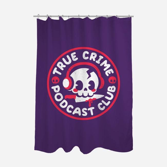 True Crime Podcast Club-None-Polyester-Shower Curtain-NemiMakeit