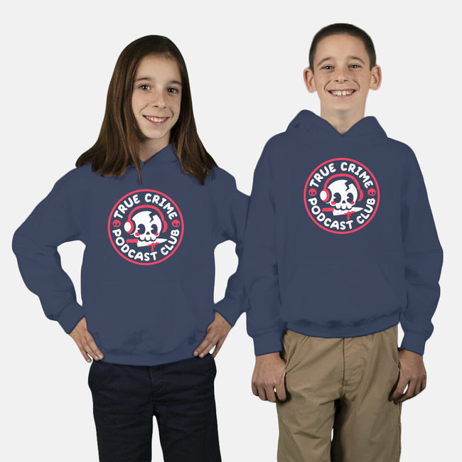 True Crime Podcast Club-Youth-Pullover-Sweatshirt-NemiMakeit