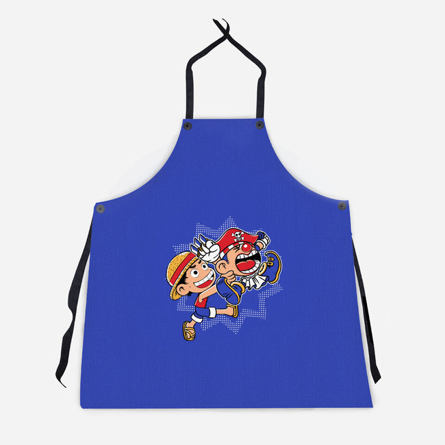 Super Stretchy Boy-Unisex-Kitchen-Apron-naomori