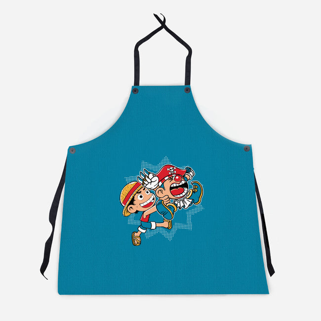 Super Stretchy Boy-Unisex-Kitchen-Apron-naomori