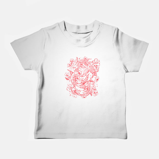 Red Koi-Baby-Basic-Tee-eduely