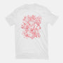 Red Koi-Womens-Fitted-Tee-eduely