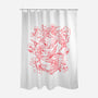 Red Koi-None-Polyester-Shower Curtain-eduely