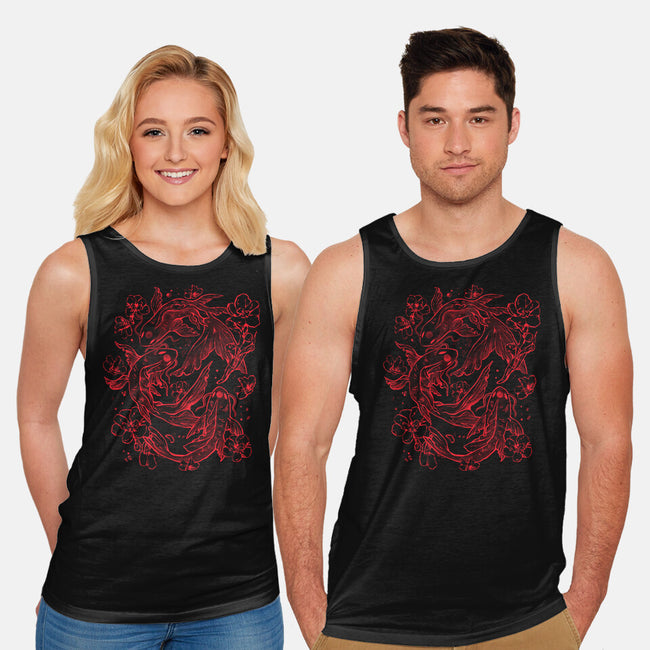 Red Koi-Unisex-Basic-Tank-eduely