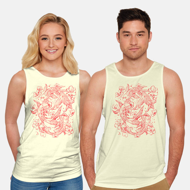 Red Koi-Unisex-Basic-Tank-eduely