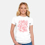 Red Koi-Womens-Fitted-Tee-eduely