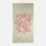 Red Koi-None-Beach-Towel-eduely