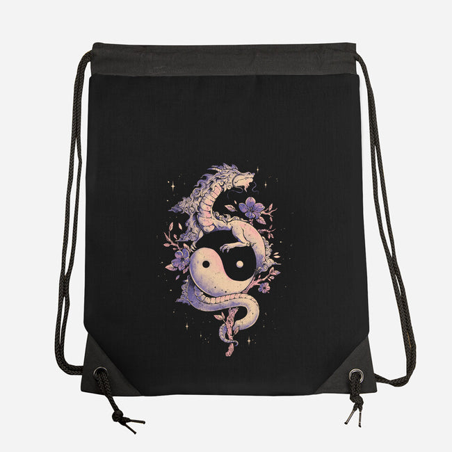 Dragon Flower-None-Drawstring-Bag-eduely