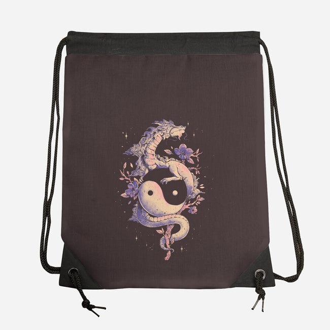 Dragon Flower-None-Drawstring-Bag-eduely