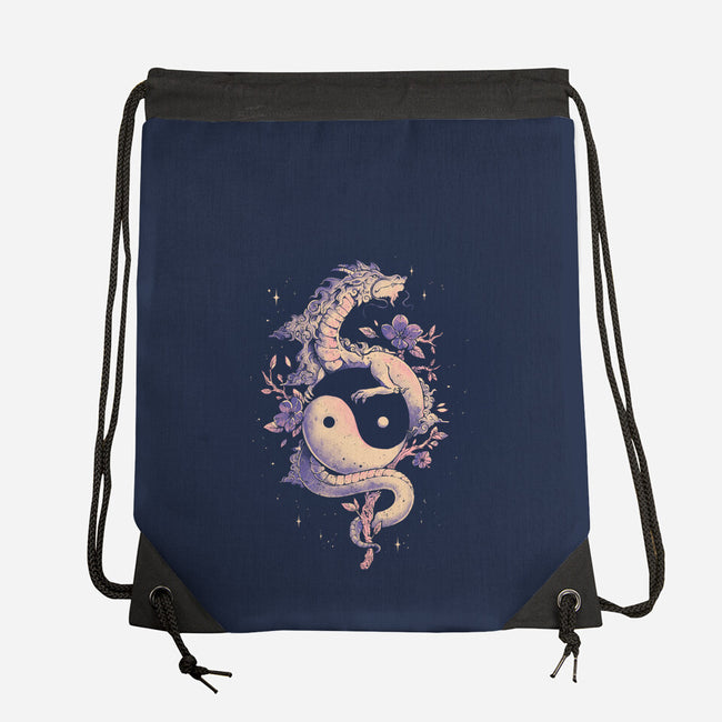 Dragon Flower-None-Drawstring-Bag-eduely