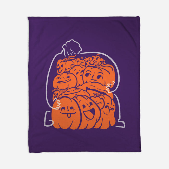 Pumpkin Picker-None-Fleece-Blanket-Aarons Art Room