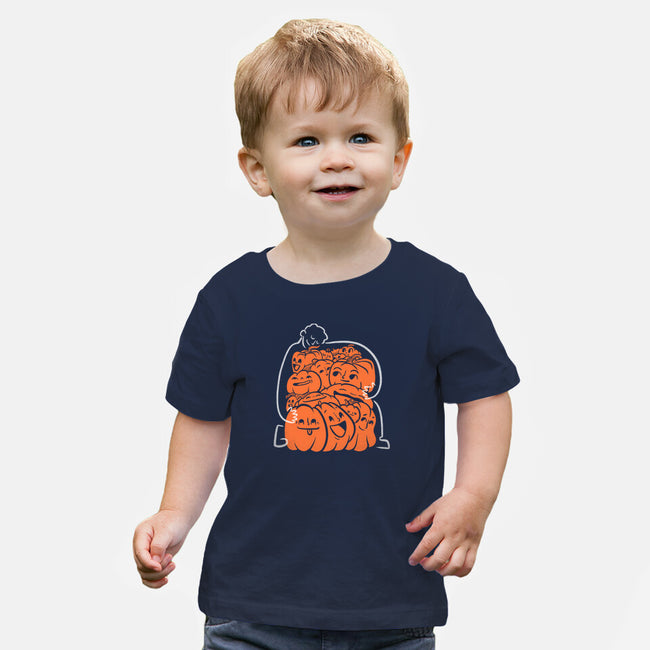 Pumpkin Picker-Baby-Basic-Tee-Aarons Art Room