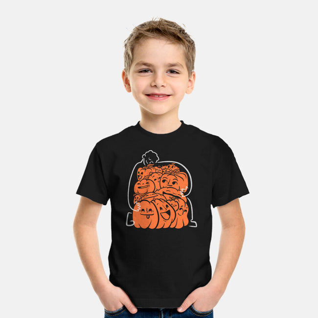 Pumpkin Picker-Youth-Basic-Tee-Aarons Art Room