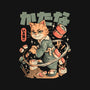 Sushi Slayer Cat-Mens-Basic-Tee-eduely