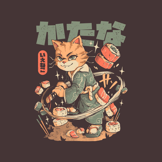 Sushi Slayer Cat-None-Glossy-Sticker-eduely