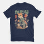 Sushi Slayer Cat-Womens-Fitted-Tee-eduely