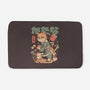 Sushi Slayer Cat-None-Memory Foam-Bath Mat-eduely