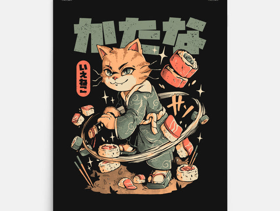 Sushi Slayer Cat