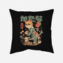 Sushi Slayer Cat-None-Removable Cover w Insert-Throw Pillow-eduely