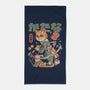 Sushi Slayer Cat-None-Beach-Towel-eduely