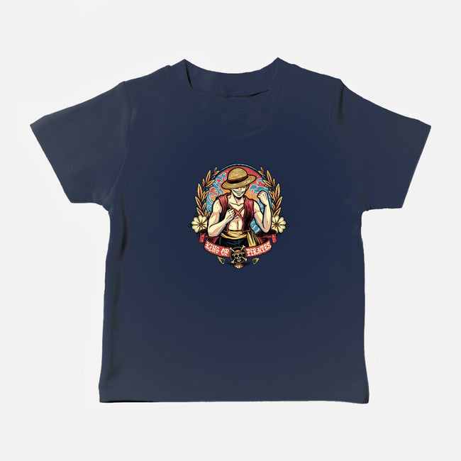 Ultimate Pirate King-Baby-Basic-Tee-momma_gorilla