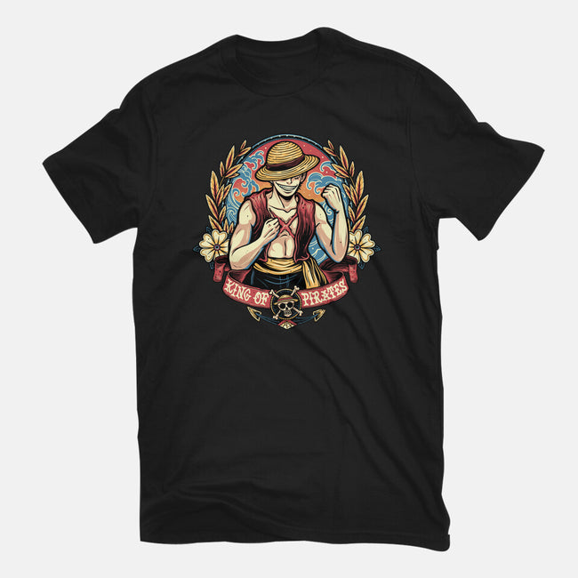 Ultimate Pirate King-Womens-Fitted-Tee-momma_gorilla