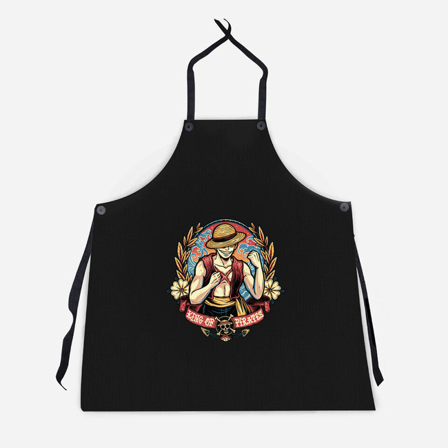 Ultimate Pirate King-Unisex-Kitchen-Apron-momma_gorilla