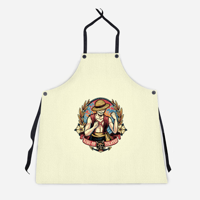 Ultimate Pirate King-Unisex-Kitchen-Apron-momma_gorilla