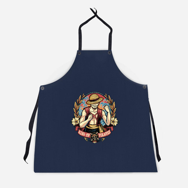 Ultimate Pirate King-Unisex-Kitchen-Apron-momma_gorilla