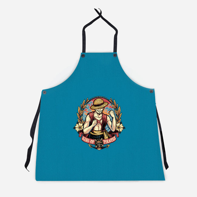 Ultimate Pirate King-Unisex-Kitchen-Apron-momma_gorilla