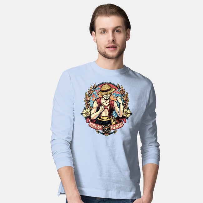 Ultimate Pirate King-Mens-Long Sleeved-Tee-momma_gorilla