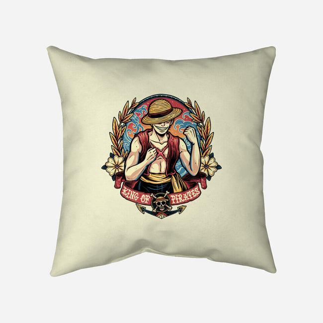 Ultimate Pirate King-None-Removable Cover w Insert-Throw Pillow-momma_gorilla