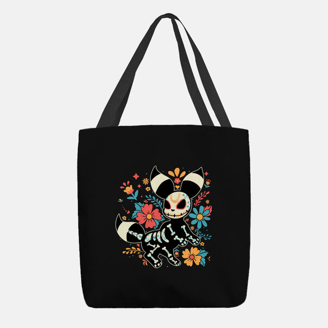 Night Skeleton-None-Basic Tote-Bag-IKILO